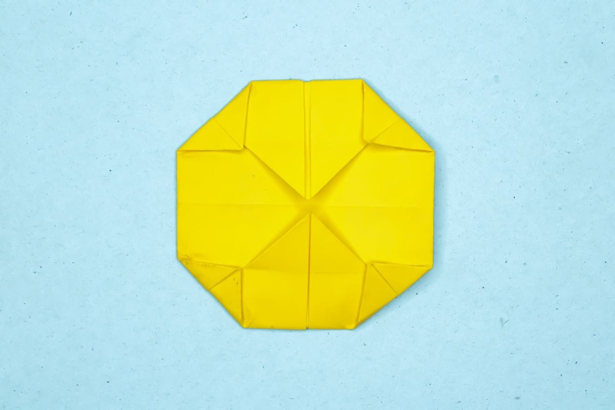 Origami sloth step 25