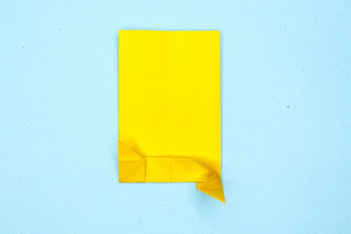 Origami sloth step 49