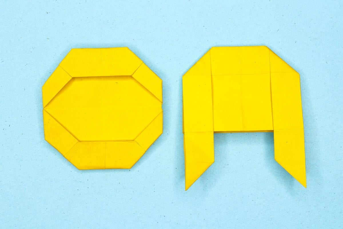 Origami sloth step 56