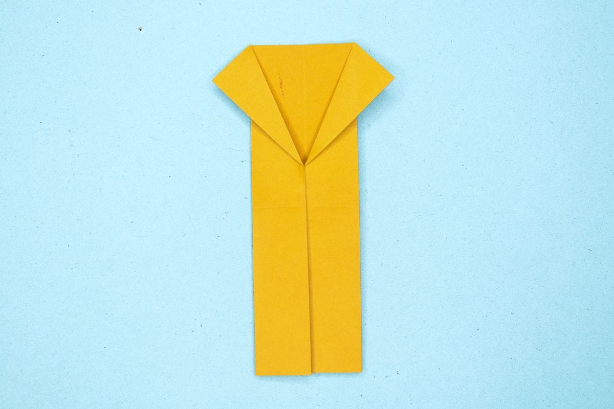 Origami trophy step 10