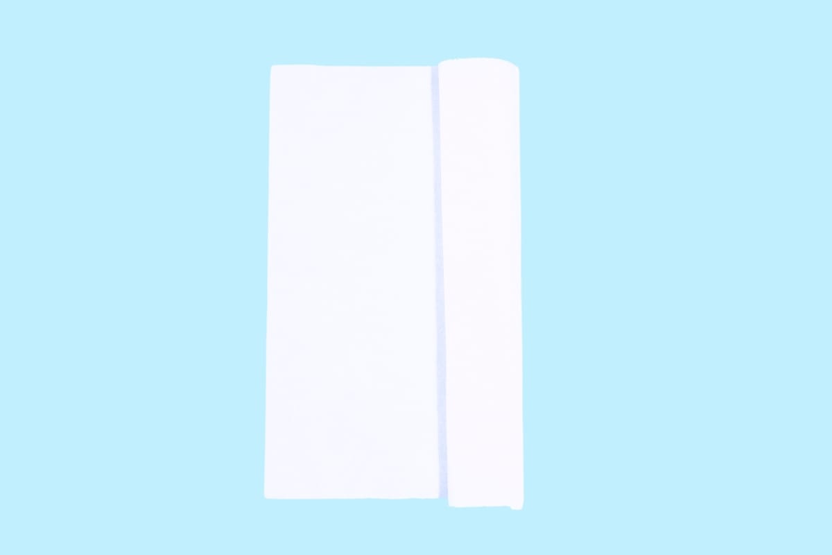 Tissue rose step 02