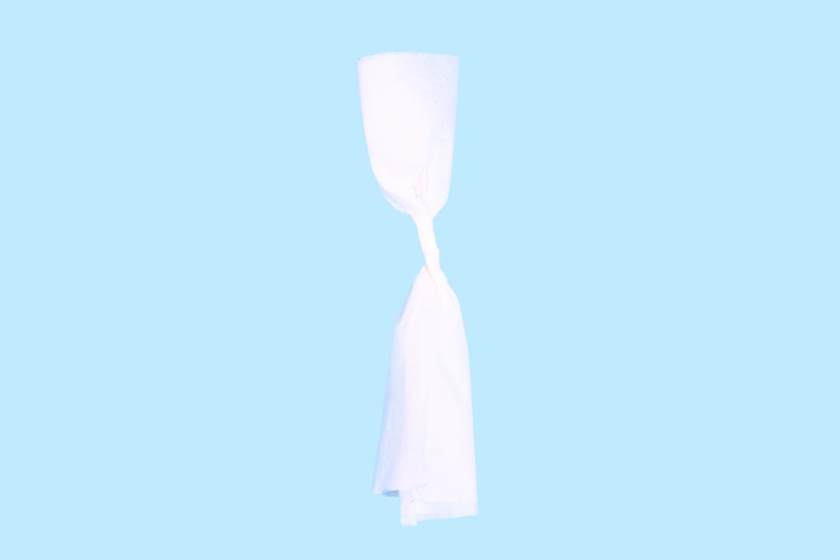Tissue rose step 04
