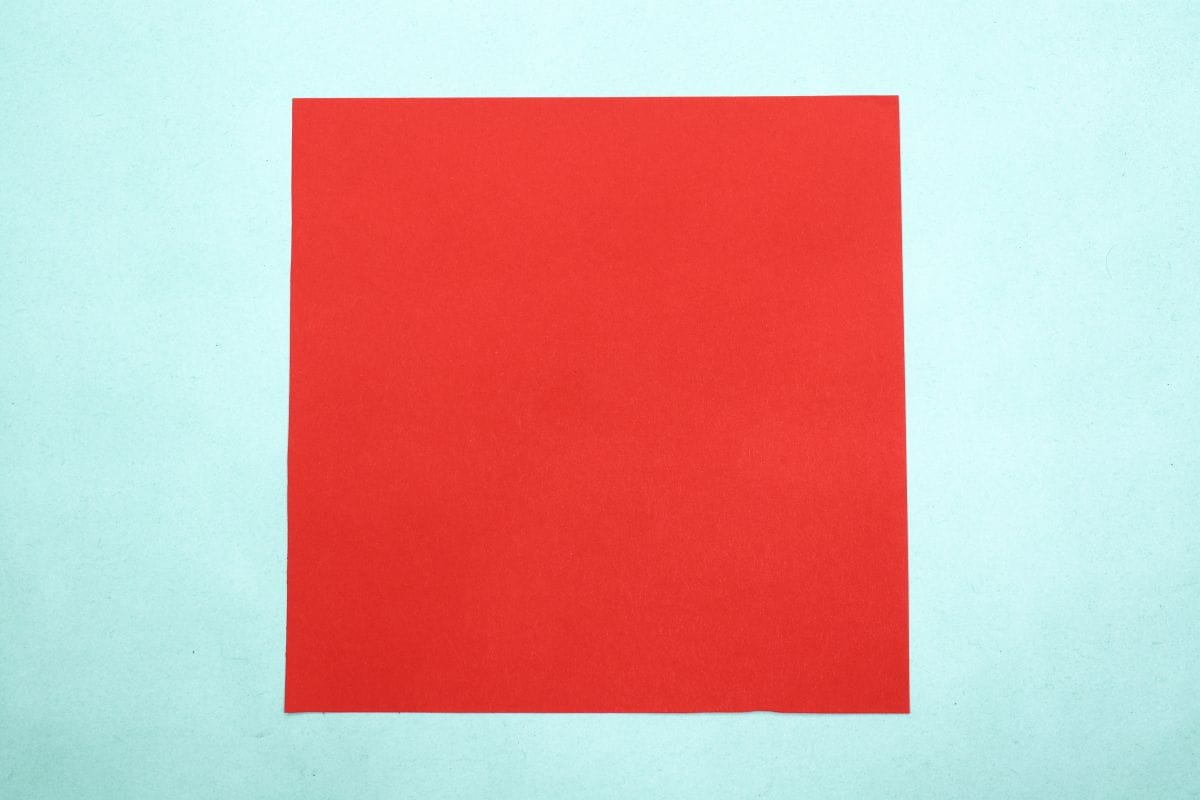 Origami dolphin step 01