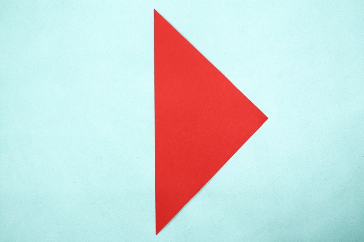 Origami dolphin step 03