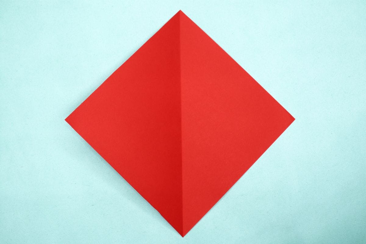 Origami dolphin step 04