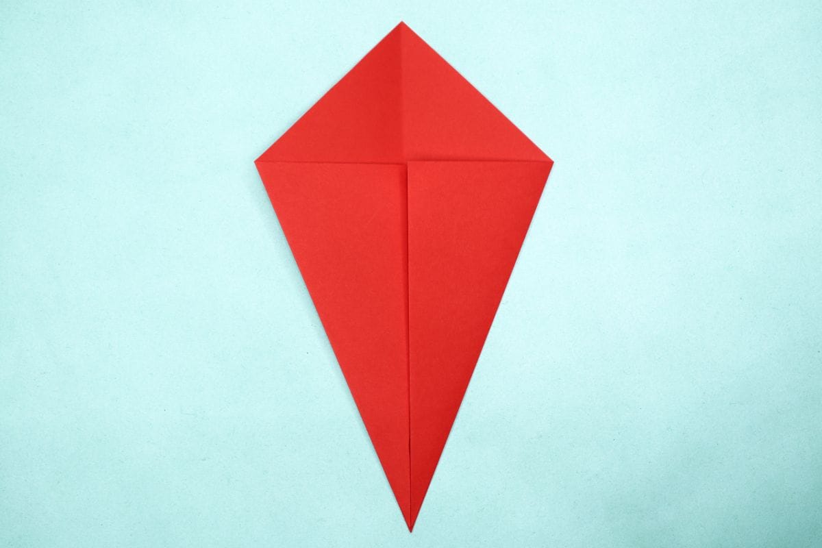 Origami dolphin step 06