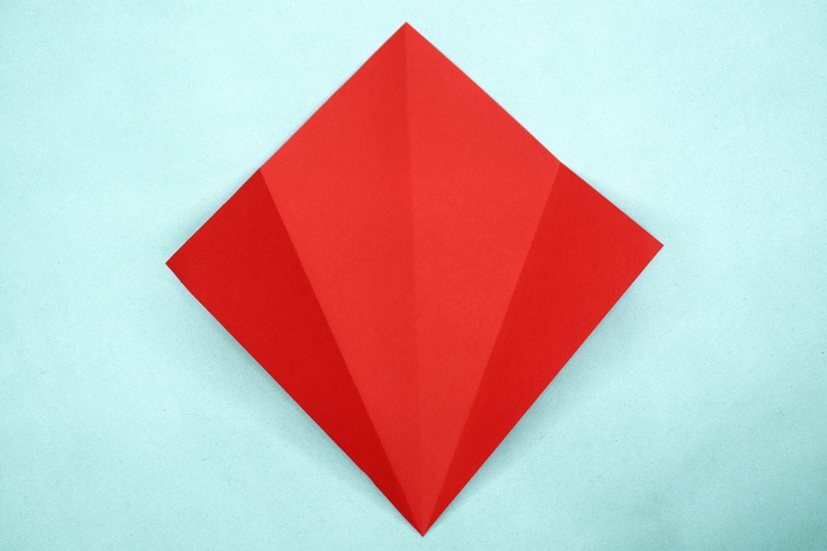 Origami dolphin step 07