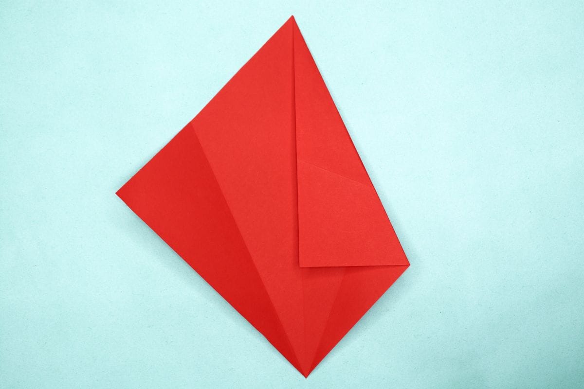 Origami dolphin step 08