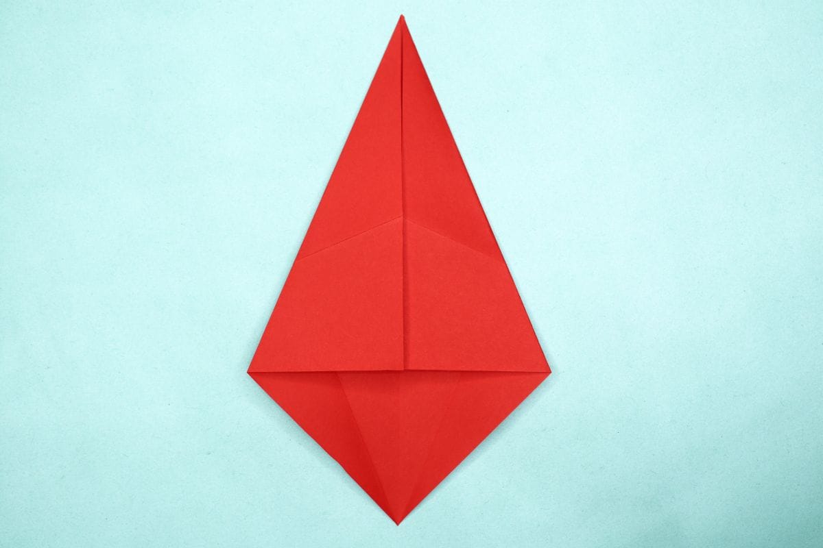 Origami dolphin step 09