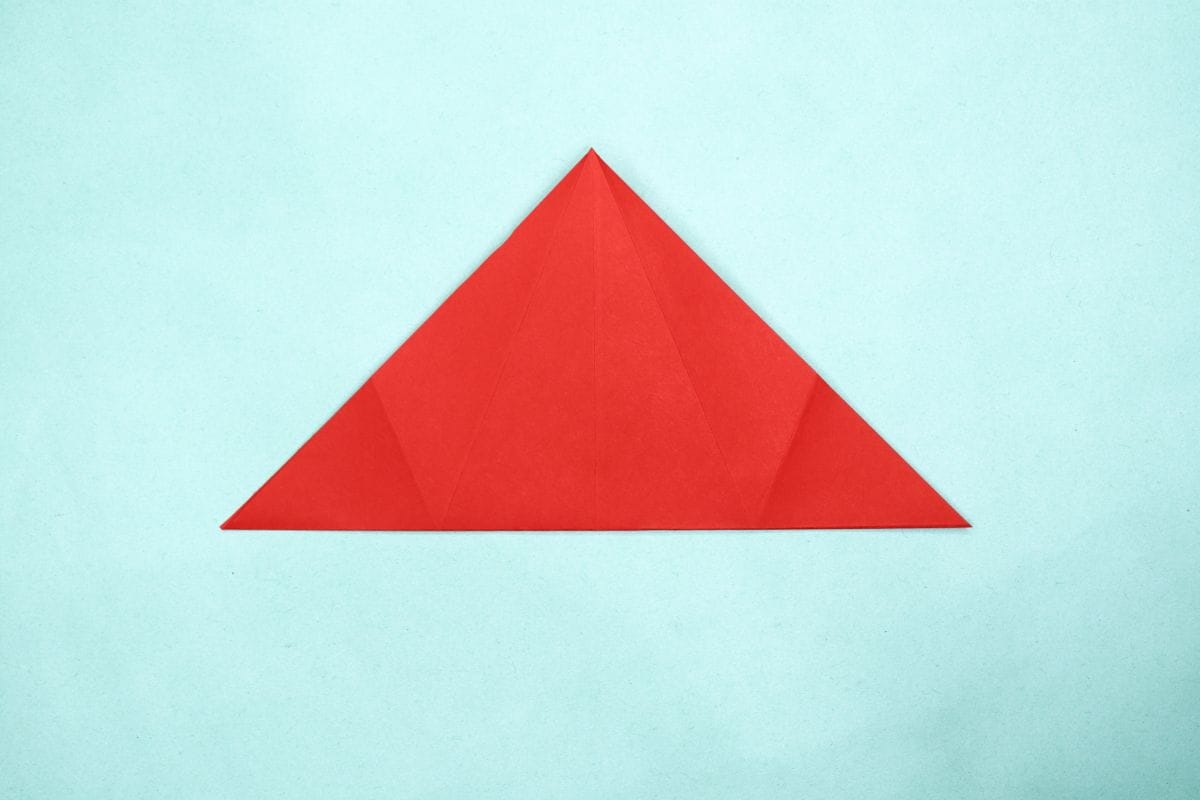 Origami dolphin step 11