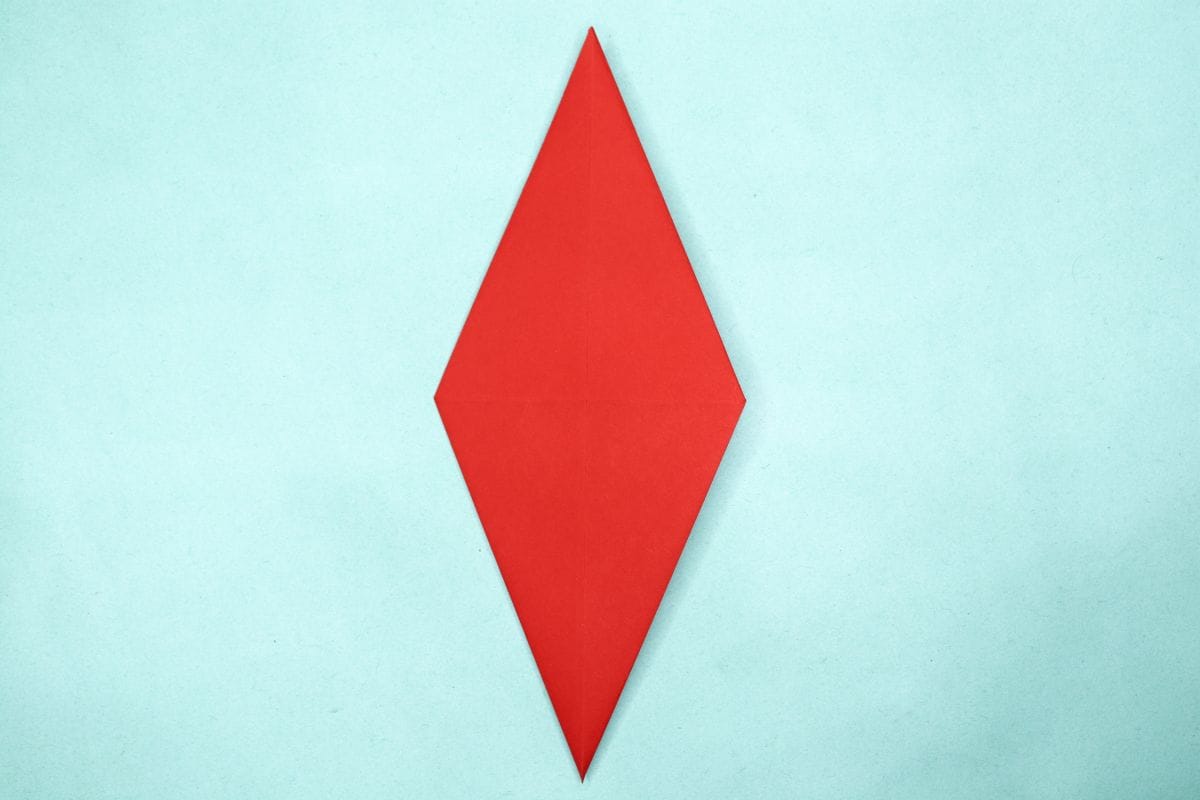 Origami dolphin step 17