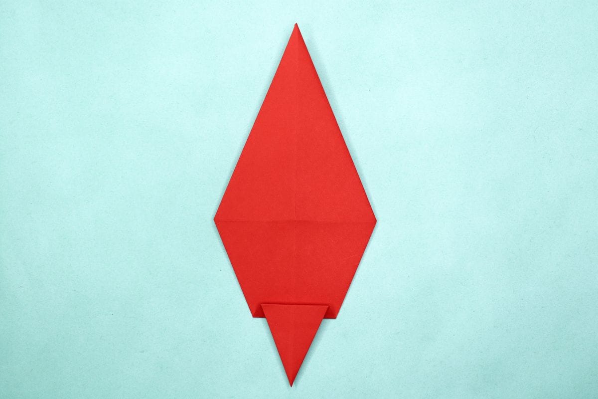 Origami dolphin step 19