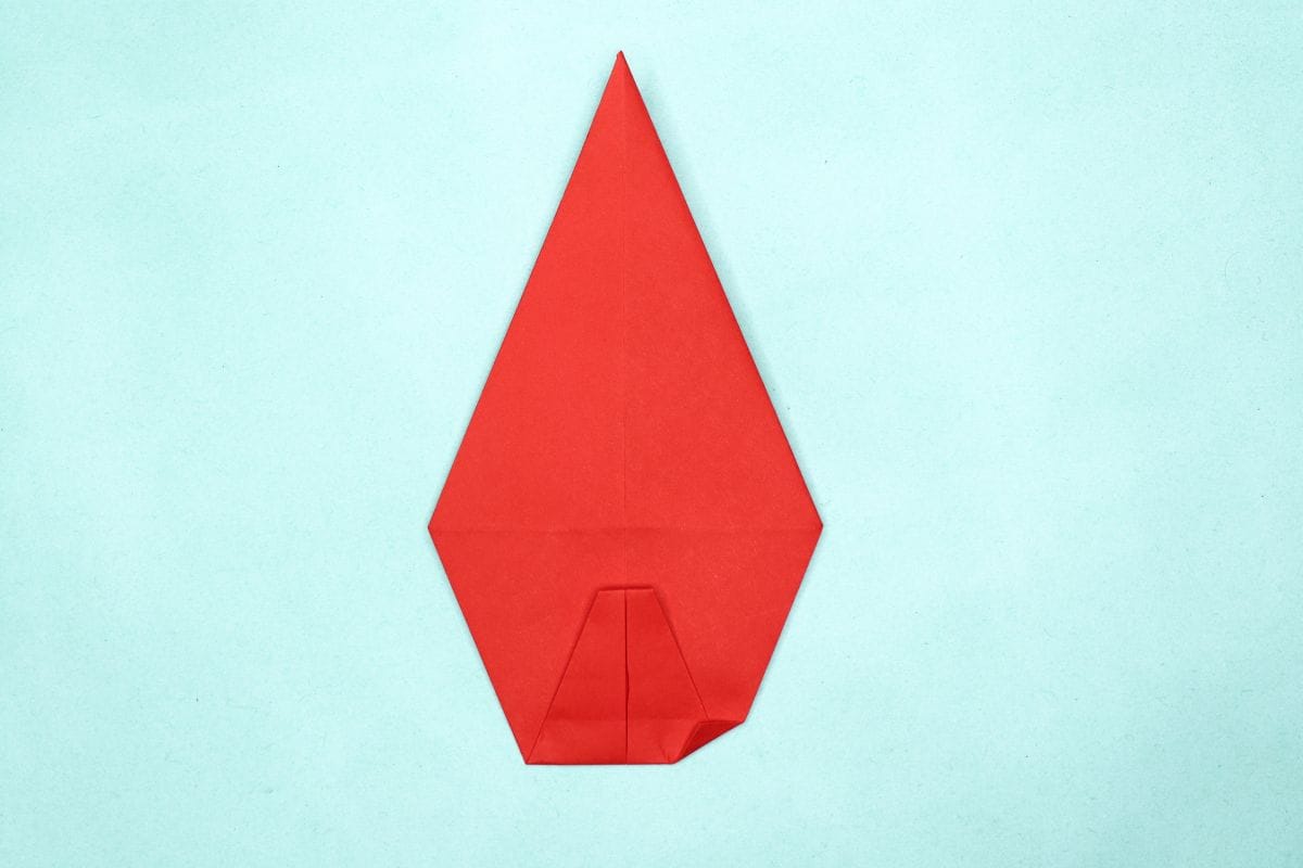 Origami dolphin step 22