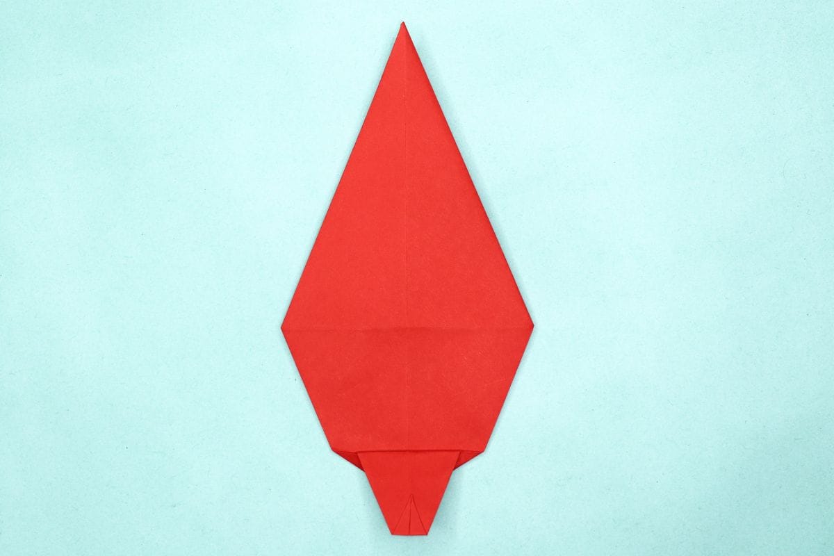 Origami dolphin step 24