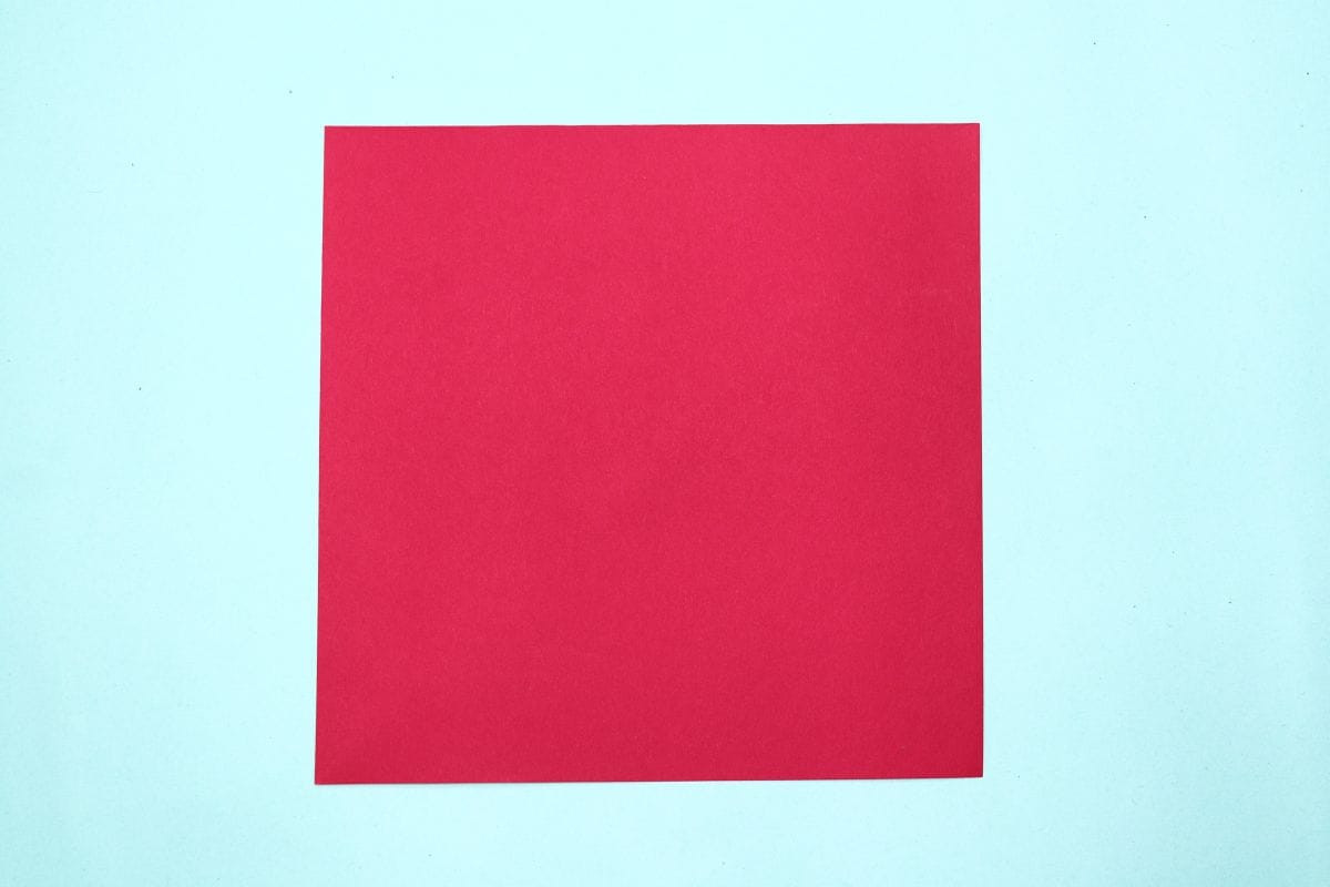 Origami dove step 01