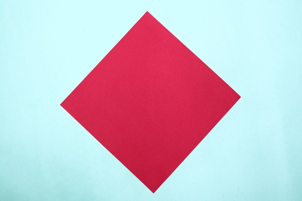 Origami dove step 02