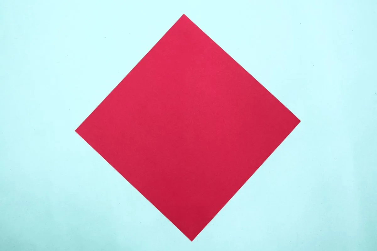 Origami dove step 02
