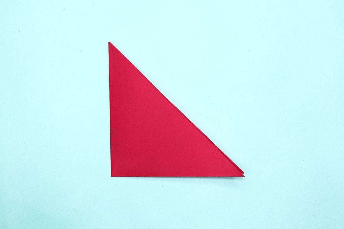 Origami dove step 04