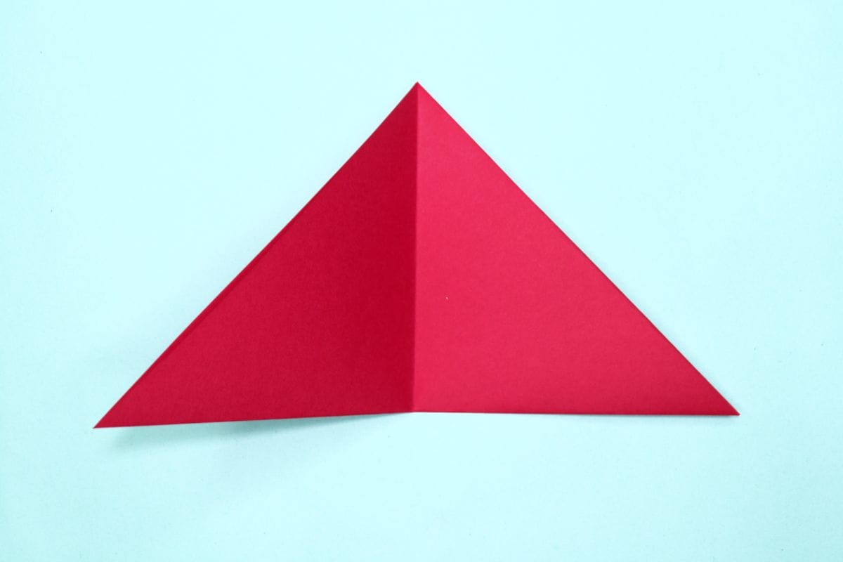 Origami dove step 05