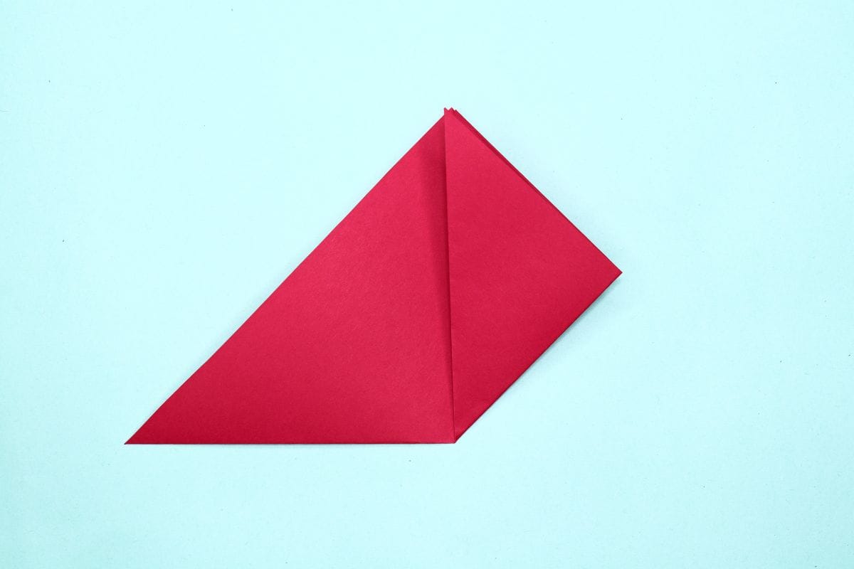 Origami dove step 06