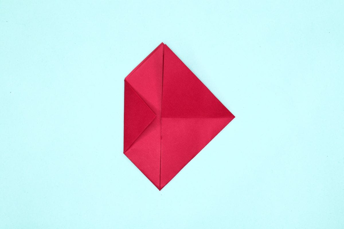 Origami dove step 11