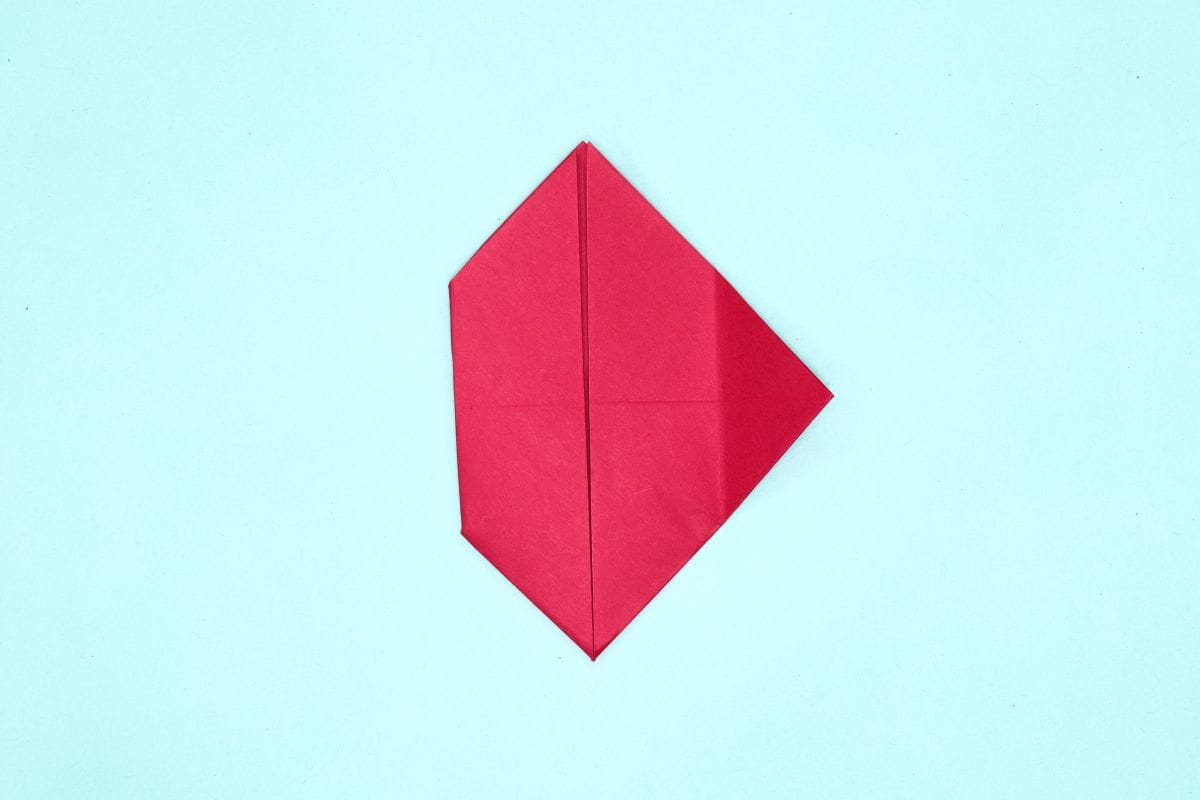 Origami dove step 17