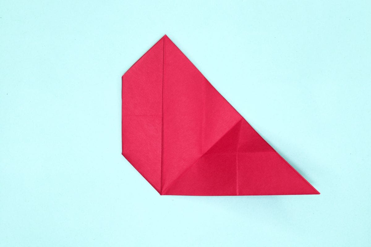 Origami dove step 18