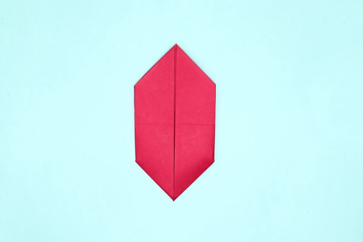 Origami dove step 19