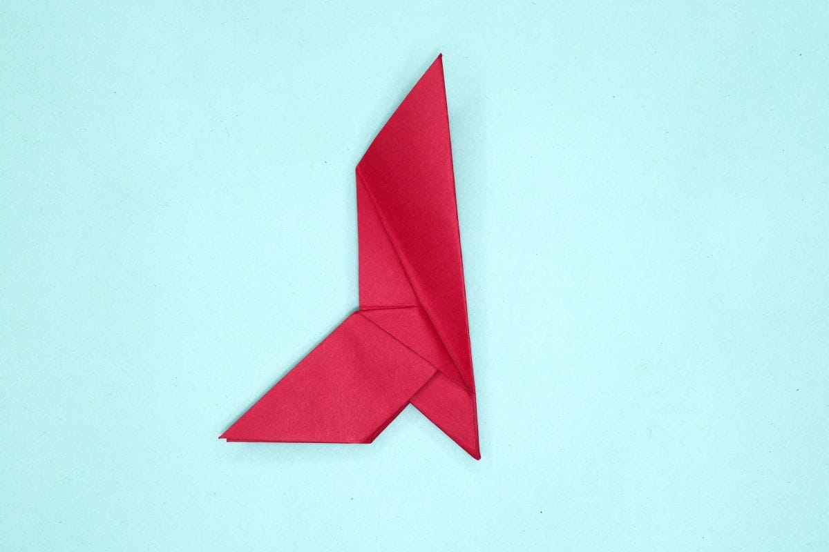 Origami dove step 29
