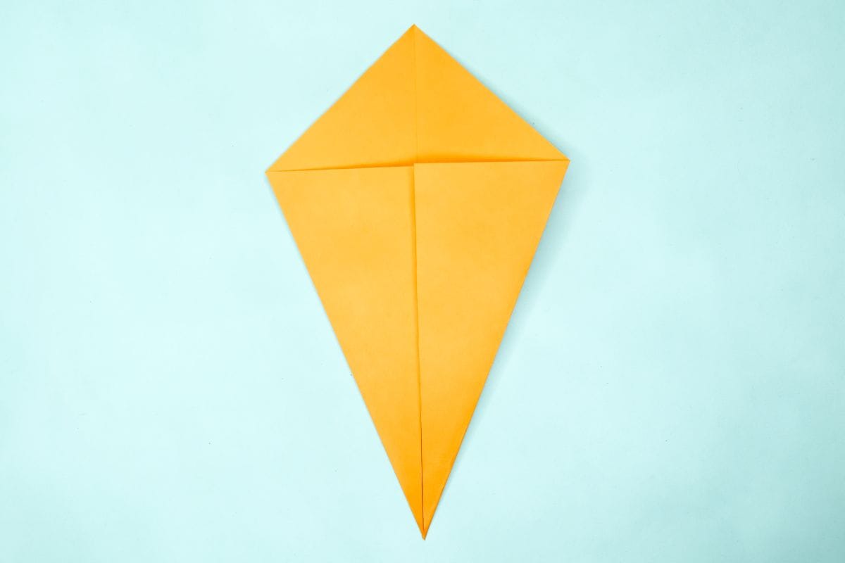 Origami pigeon step 06