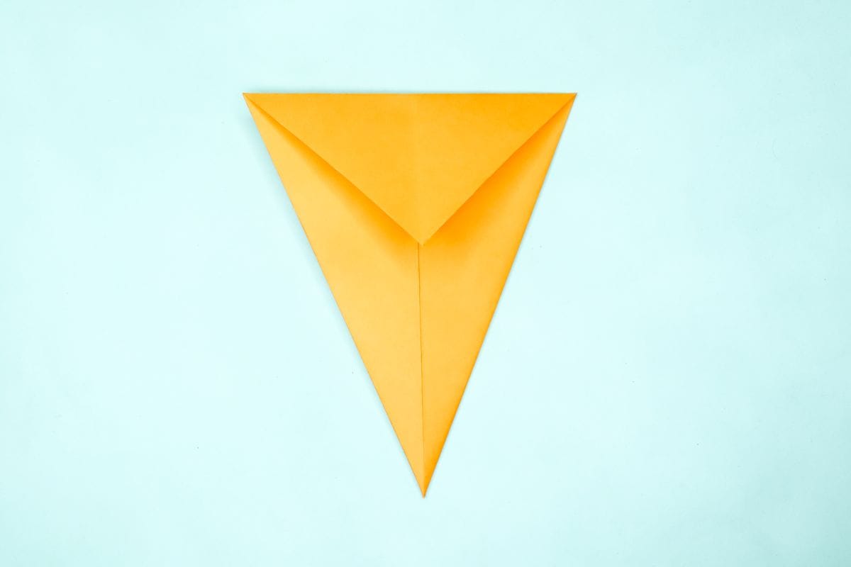 Origami pigeon step 08