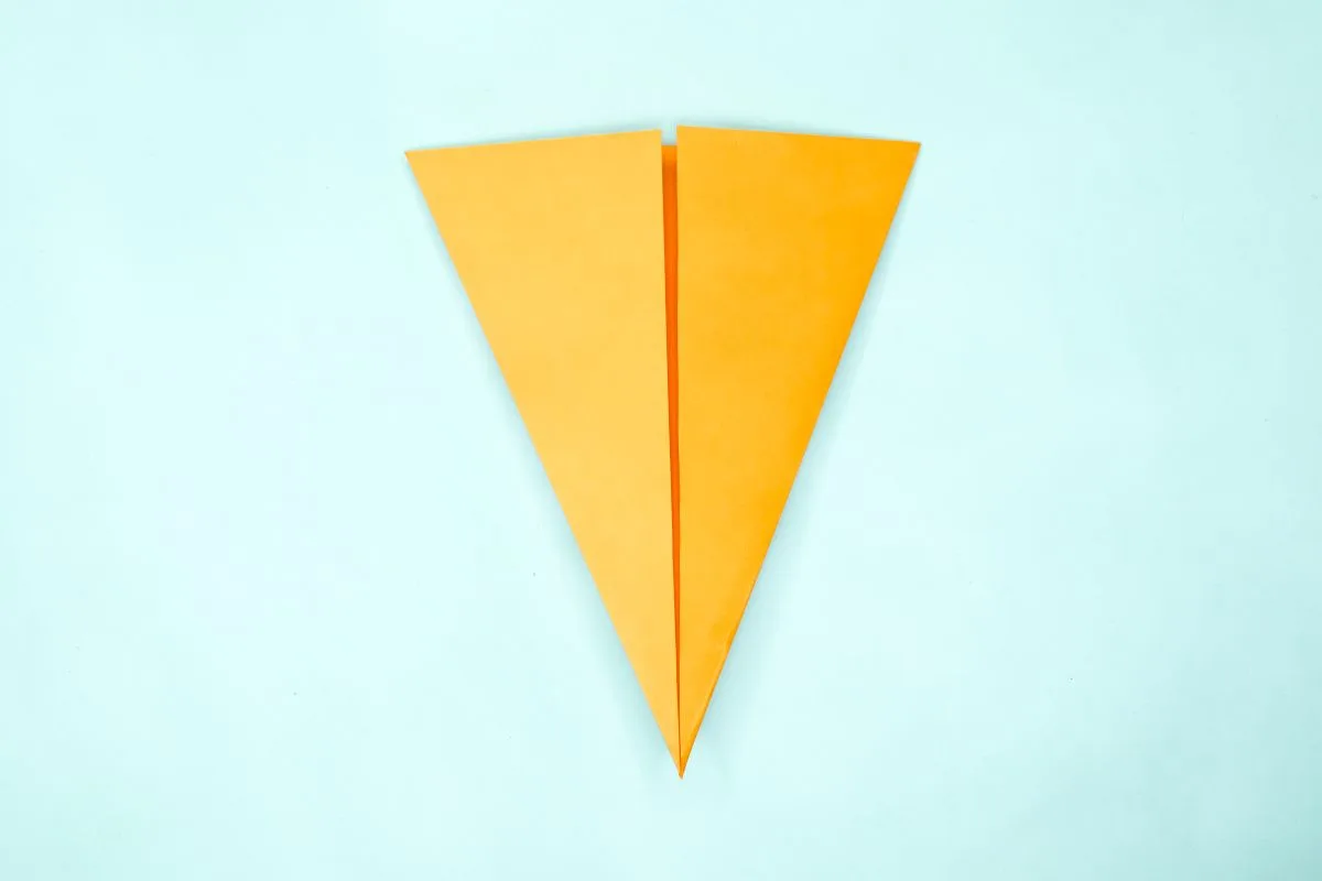 Origami pigeon step 09