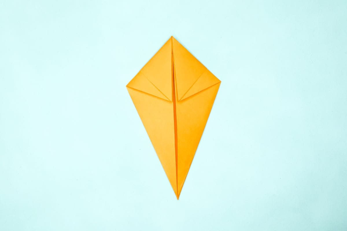 Origami pigeon step 11