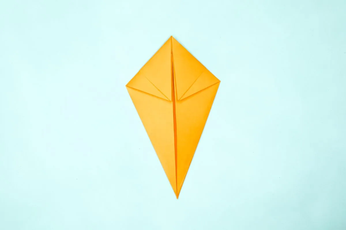 Origami pigeon step 11