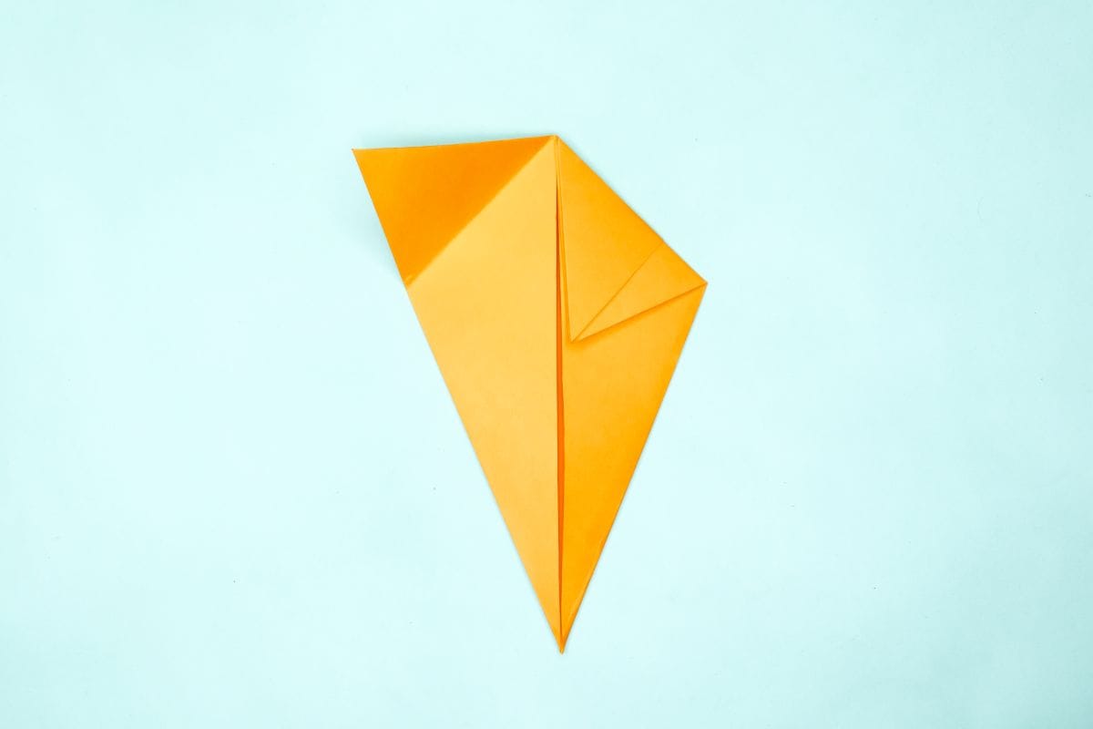 Origami pigeon step 12