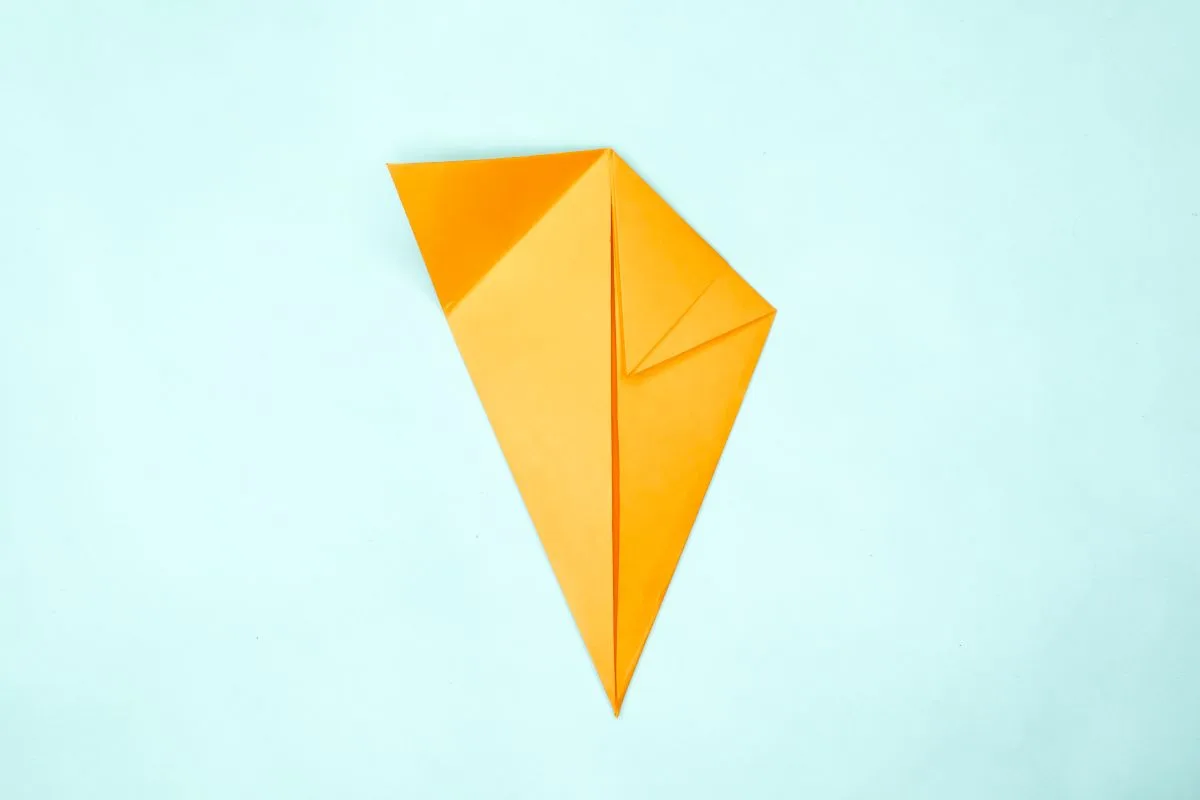 Origami pigeon step 12