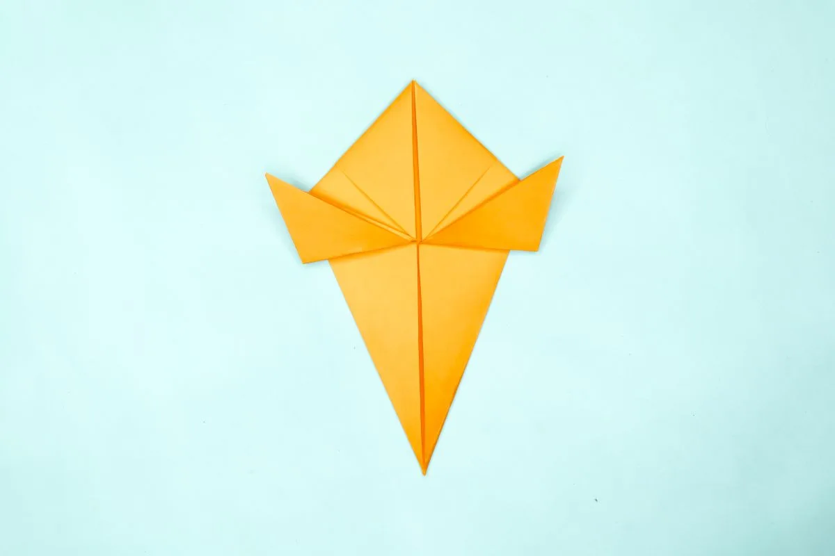 Origami pigeon step 19