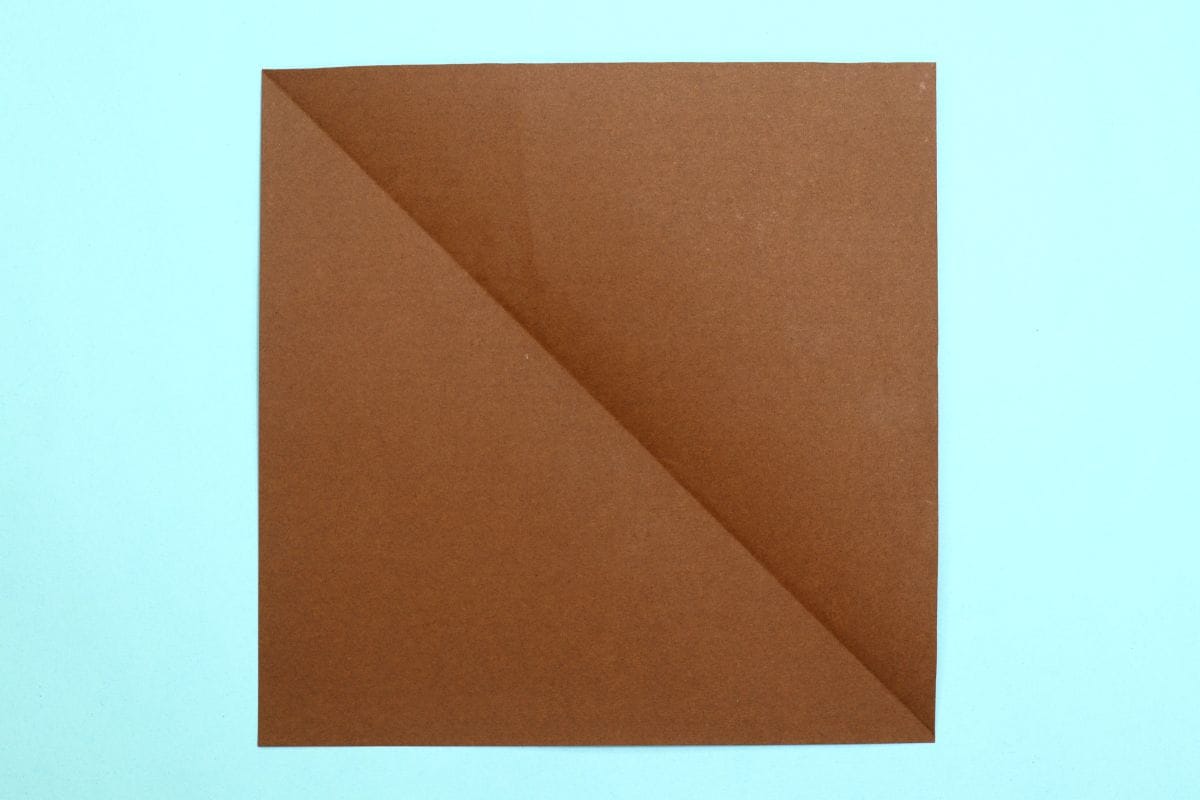 Origami spider step 03