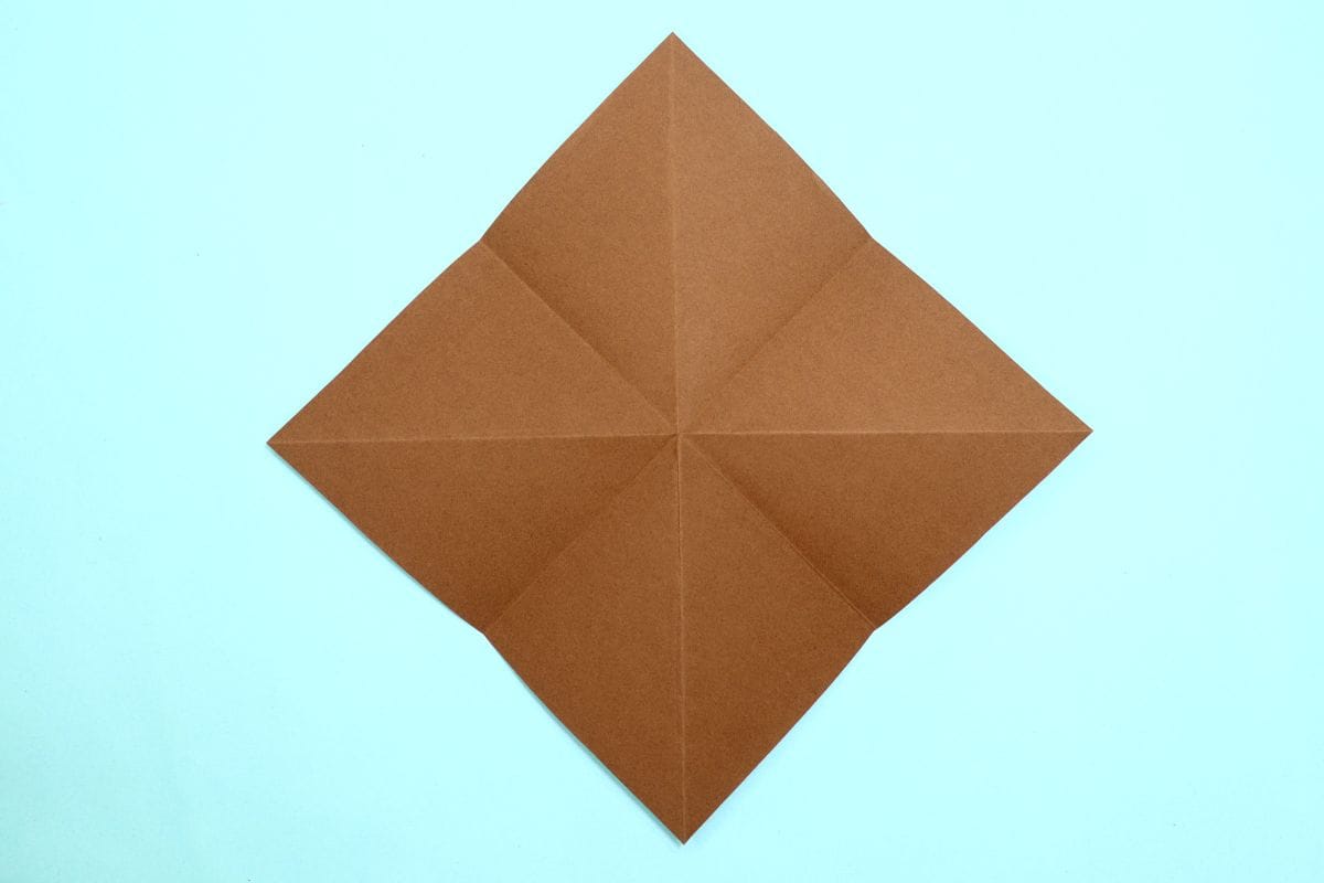 Origami spider step 11