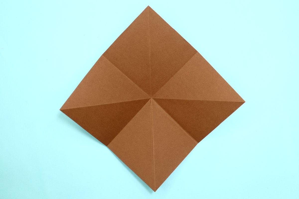 Origami spider step 12
