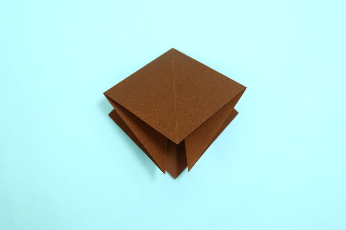 Origami spider step 15