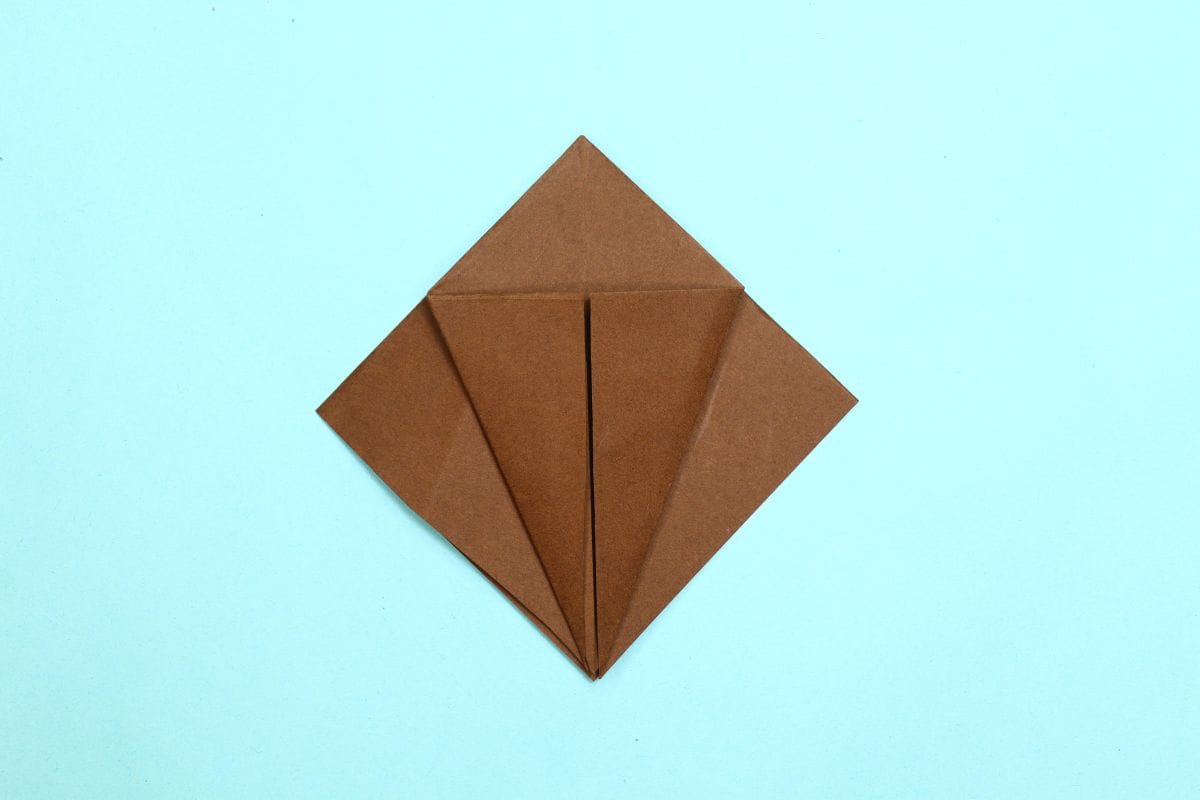 Origami spider step 19