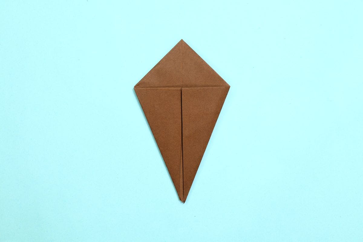 Origami spider step 20