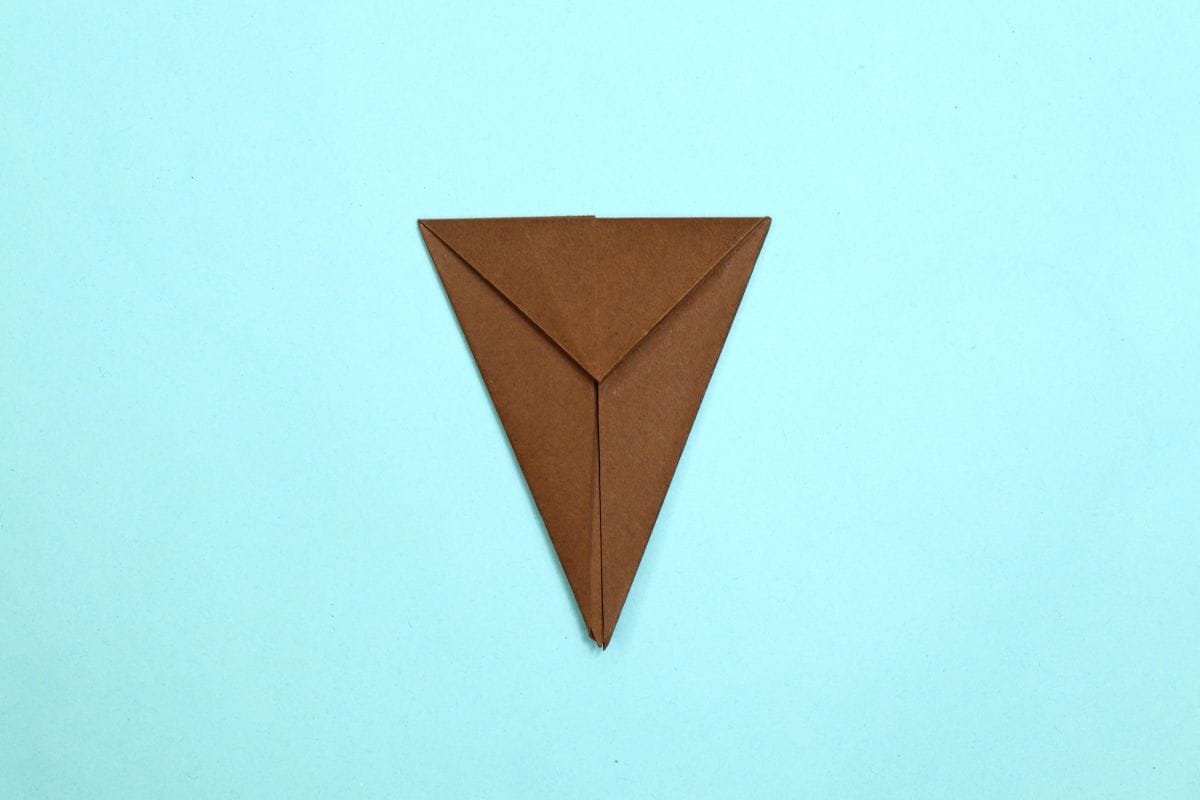 Origami spider step 21