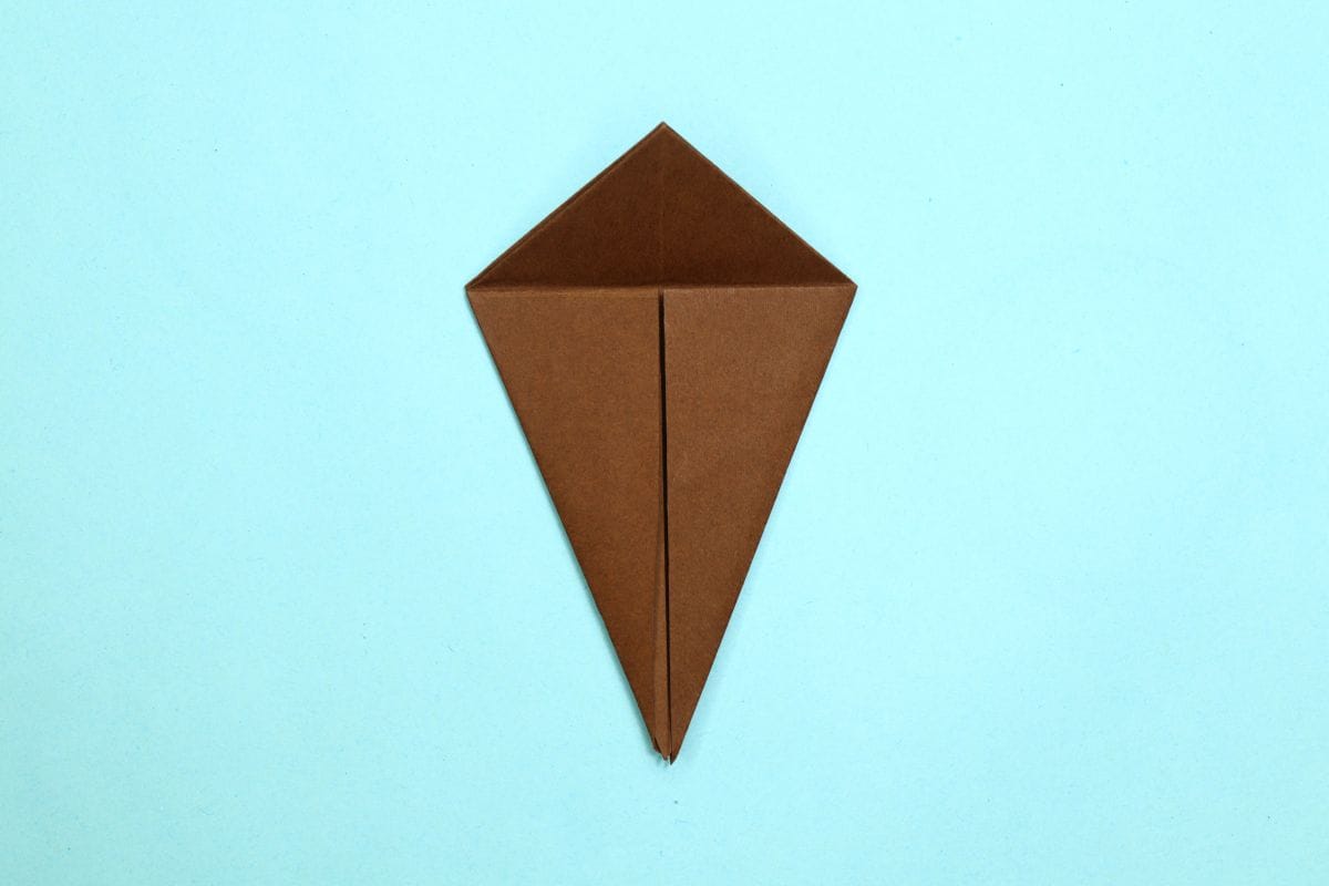 Origami spider step 22