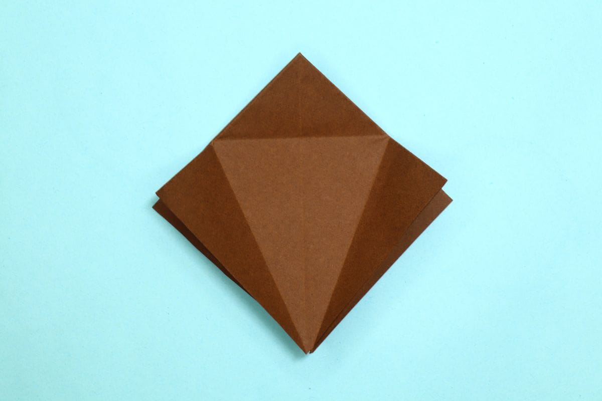 Origami spider step 23