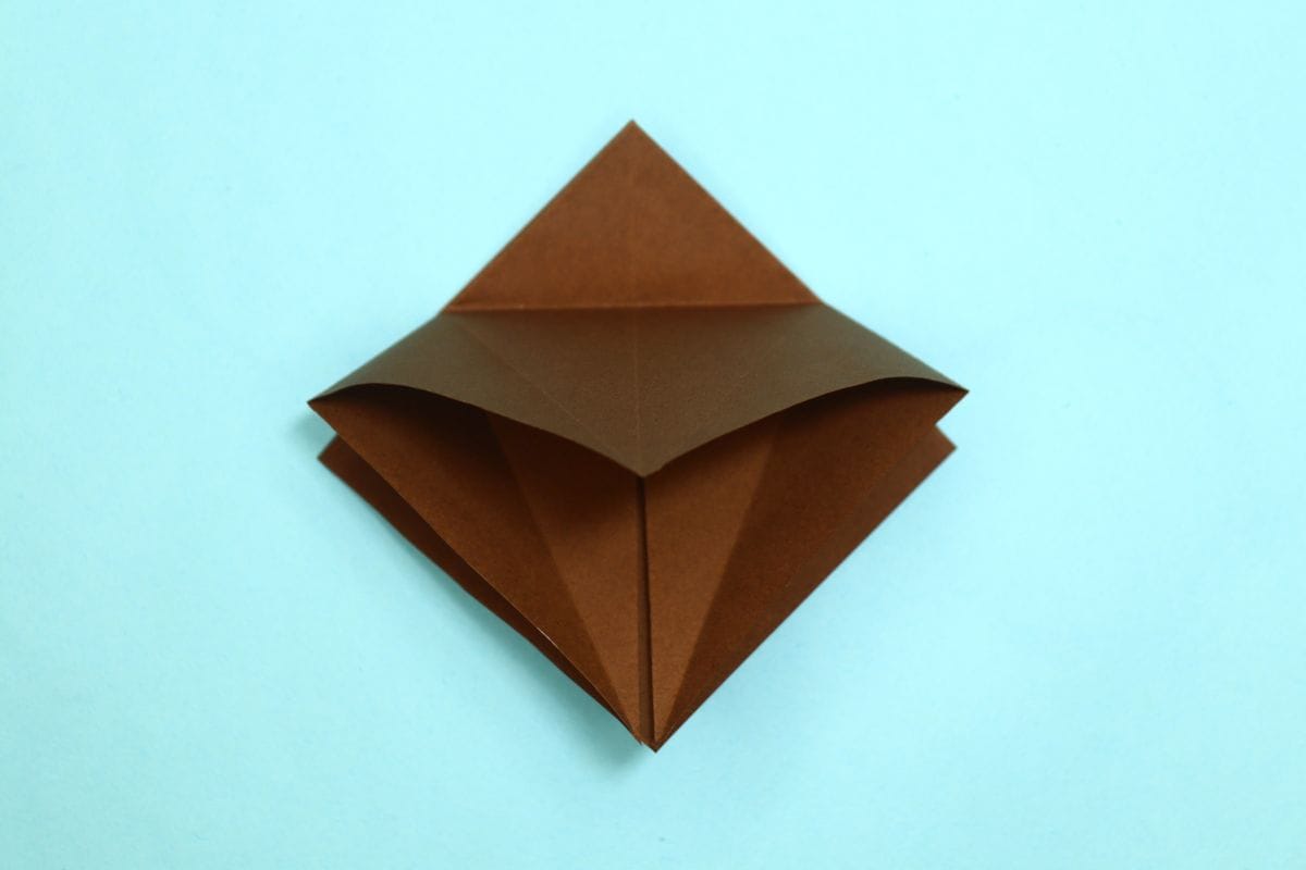 Origami spider step 24