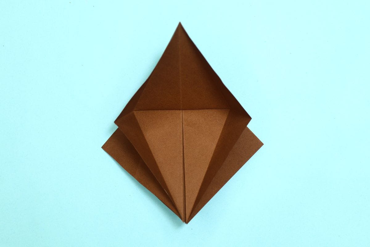 Origami spider step 25