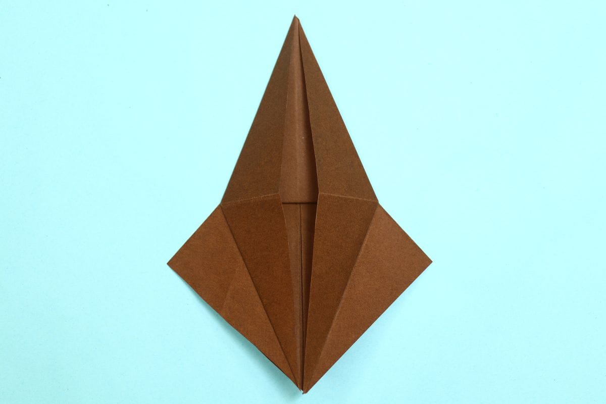 Origami spider step 26