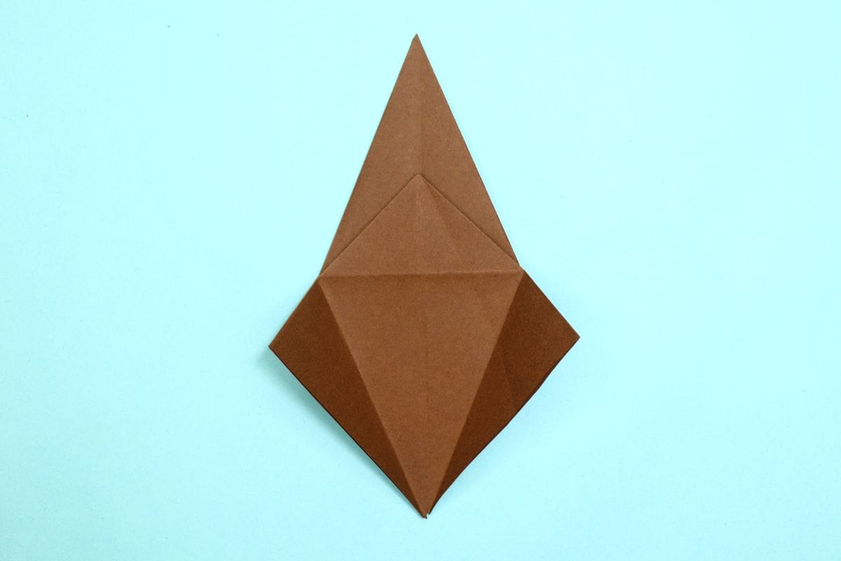 Origami spider step 28